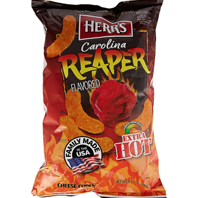 Herr's Carolina Reaper Flavored Scorchin 'HOT BIG BAG