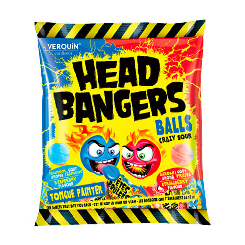 Head Bangers Balls - Crazy Sour Straw/Raspb